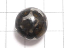 [Video][One of a kind] Kenya Sericho Pallasite Meteorite Sphere, Round 16mm 1pc NO.11