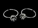 [Video] Silver925 Crown Ring Frame (Prong Setting) Round Faceted 5mm Rhodium Plated One Size Fits All 1pc