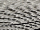 [Video] Fresh Water Pearl AA++ Semi Round -Potato 3mm White 1strand beads (aprx.15inch/38cm)
