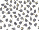 [Video]Iolite Rough Rock Charm Gold color 2pcs