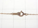 [Video][K10 Pink Gold] Designer Chain Necklace, 1mm, 1pc Beads (approx. 16 inches/40 cm)