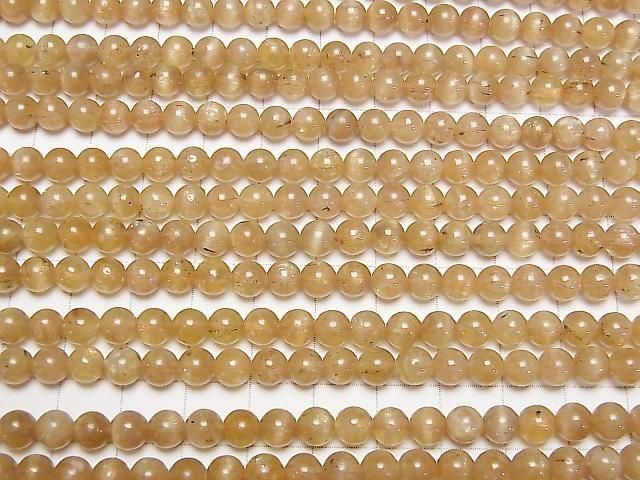 [Video] Yellow Apatite AA+ Round 6mm 1strand beads (aprx.15inch/38cm)