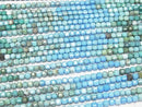[Video] High Quality! Magnesite Turquoise Cube Shape 3.5x3.5x3.5mm 1strand beads (aprx.15inch/36cm)