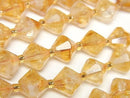 [Video]High Quality! Phantom Citrine AA++ Abacus Cut 10x10x10mm half or 1strand beads (aprx.15inch/36cm)