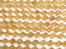 [Video]High Quality! Phantom Citrine AA++ Abacus Cut 10x10x10mm half or 1strand beads (aprx.15inch/36cm)