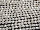 [Video] Fresh Water Pearl AA+ Rice 9-10x8x8mm White 1strand beads (aprx.15inch/37cm)