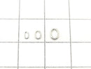 Silver925  Jump Ring (Oval ) [3mm][4mm][5mm] No coating  20pcs