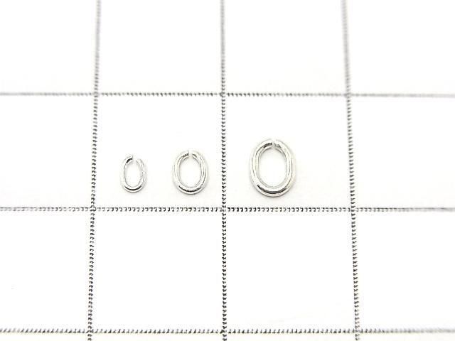 Silver925  Jump Ring (Oval ) [3mm][4mm][5mm] No coating  20pcs
