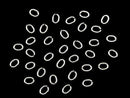 Silver925  Jump Ring (Oval ) [3mm][4mm][5mm] No coating  20pcs