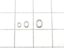 Silver925  Jump Ring (Oval ) [3mm][4mm][5mm] Rhodium Plated  20pcs