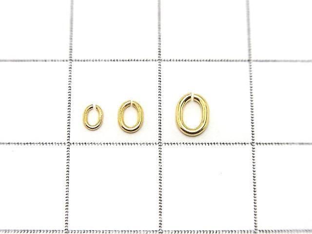 Silver925  Jump Ring (Oval ) [3mm][4mm][5mm] 18KGP 20pcs