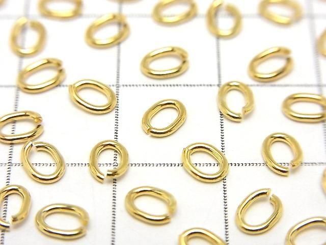 Silver925  Jump Ring (Oval ) [3mm][4mm][5mm] 18KGP 20pcs