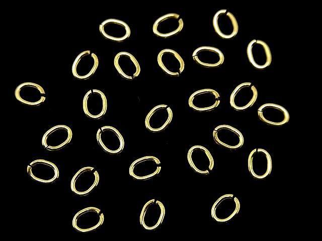 Silver925  Jump Ring (Oval ) [3mm][4mm][5mm] 18KGP 20pcs