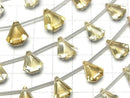 [Video]High Quality Honey Quartz AAA Deformed Diamond Shape 1strand (6pcs)