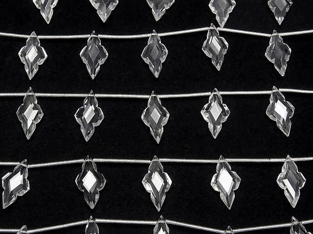 [Video]High Quality Crystal AAA Rhombus Shape Cut 1strand (5pcs)