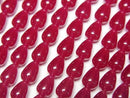 [Video] Synthetic Ruby AAA Drop 7x5x5mm 1/4 or 1strand beads (aprx.15inch/36cm)