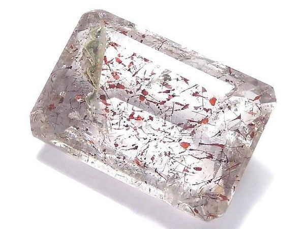 [Video][One of a kind] High Quality Elestial Quartz AA++ Loose stone Faceted 1pc NO.80
