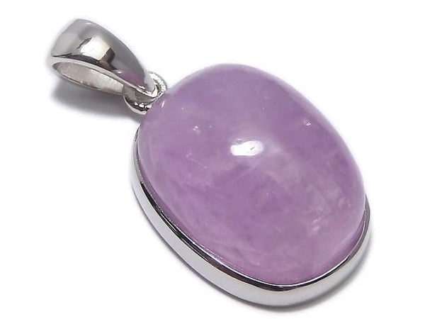 [Video][One of a kind] Nigerian Kunzite AAA- Pendant Silver925 NO.23
