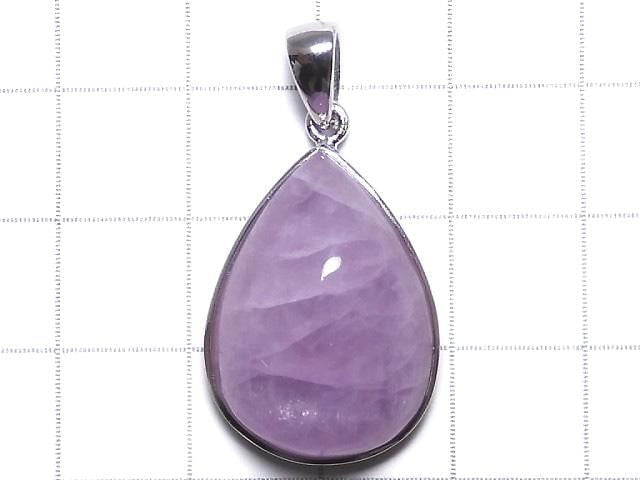 [Video][One of a kind] Nigerian Kunzite AAA- Pendant Silver925 NO.26