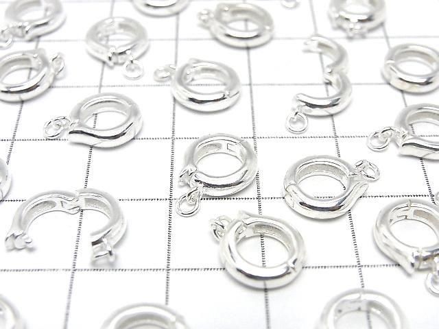 Silver925 Bail (Clicker) with Jump Ring No coating 1pc