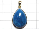 [Video][One of a kind] Blue Apatite AAA- Pendant 18KGP NO.54