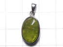[Video][One of a kind] High Quality Peridot AAA- Faceted Pendant Silver925 NO.50
