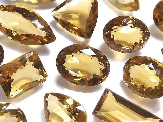 [Video][One of a kind] High Quality Beer Crystal Quartz AAA Loose stone Faceted 26pcs Set NO.22