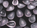 [Video] Star Rose Quartz AAA Pear shape Cabochon 18x13mm 1pc