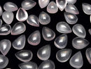 [Video] Star Rose Quartz AAA Pear shape Cabochon 18x13mm 1pc