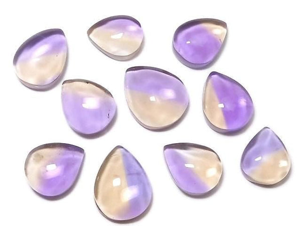 [Video][One of a kind] High Quality Ametrine AAA Cabochon 10pcs Set NO.416