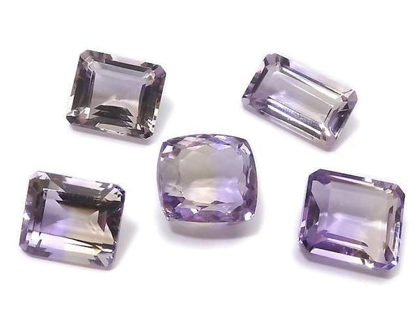 [Video][One of a kind] High Quality Ametrine AAA Loose stone Faceted 5pcs Set NO.286