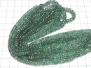 [Video]High Quality Emerald AAA- Faceted Button Rondelle half or 1strand beads (aprx.15inch/38cm)