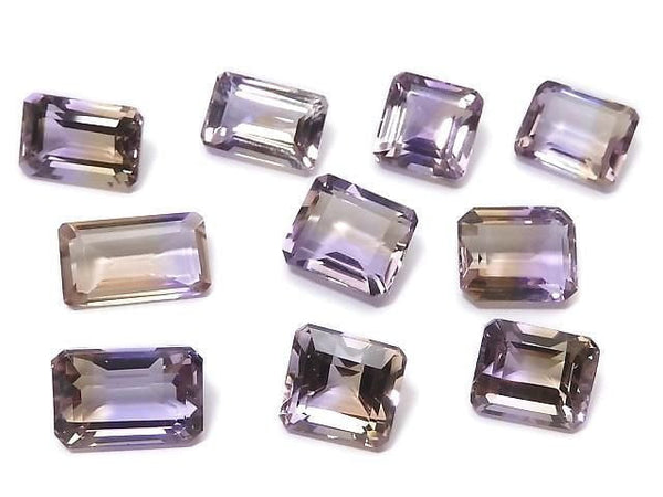 [Video][One of a kind] High Quality Ametrine AAA Loose stone Faceted 10pcs Set NO.287