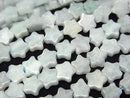 [Video] Amazonite AA Star 6x6mm 1strand beads (aprx.14inch/35cm)