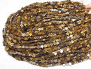 [Video] Yellow Tiger's Eye AA+ Star 6x6mm 1strand beads (aprx.14inch/35cm)