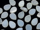 [Video] Druzy Agate Pear Shape Cabochon 18x13mm AB Coating 1pc