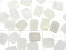 [Video] Druzy Agate Rectangle Cabochon 10x8mm AB Coated 3pcs
