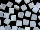 [Video] Druzy Agate Square Cabochon 10x10mm AB Coated 2pcs
