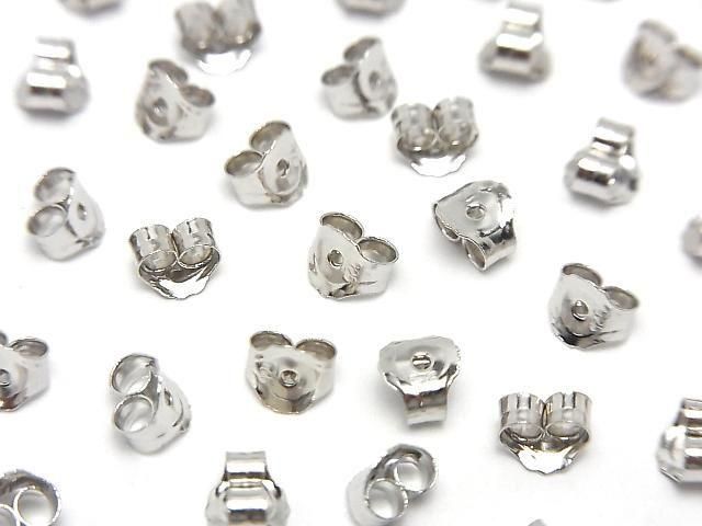 Silver925 Earnuts Rhodium Plated 5pairs