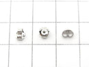 Silver925 Earnuts Rhodium Plated 5pairs