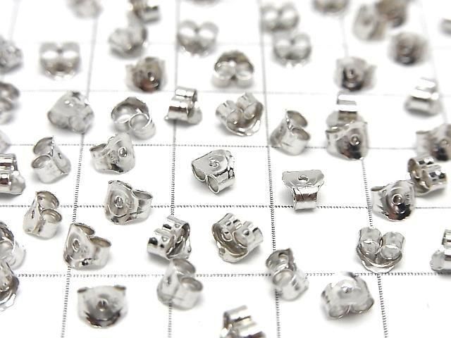 Silver925 Earnuts Rhodium Plated 5pairs