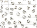 Silver925 Earnuts Rhodium Plated 5pairs