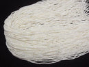 [Video]Shell Pearl White Round 2mm 1strand beads (aprx.15inch/38cm)