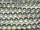 [Video] Green Flash Crystal (Smelted Quartz) Round 14mm 1strand beads (aprx.14inch/35cm)