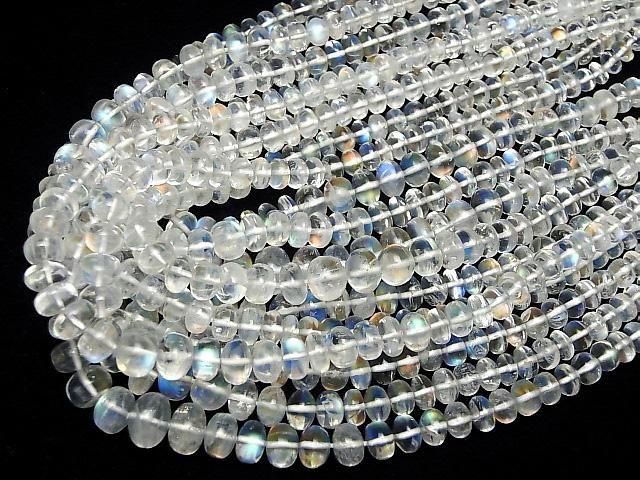 [Video]High Quality Andesine Labradorite AA++ Rondelle half or 1strand beads (aprx.15inch/38cm)