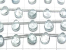 [Video]High Quality Aquamarine AAA- Pear shape (Smooth) 1strand (13pcs)