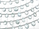 [Video]High Quality Aquamarine AAA- Pear shape (Smooth) 1strand (13pcs)