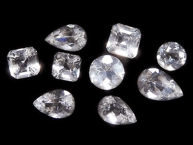 [Video][One of a kind] Phenakite Loose stone Faceted 9pcs set NO.48