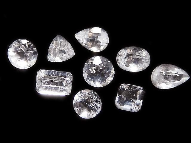 [Video][One of a kind] Phenakite Loose stone Faceted 9pcs set NO.49