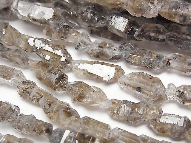 [Video] Pakistan double point crystal half or 1strand beads (aprx.15inch/36cm)